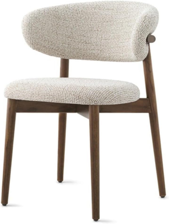 Chaises de salle à manger confortables en tissu pour repas de famille et salon