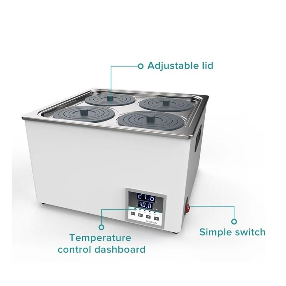 Szkło laboratoryjne Cyfrowy grzejnik o stałej temperaturze do łazienki laboratoryjnej, termostat do sprzętu laboratoryjnego, pojedynczy otwór, 110 V 220 V(WBS-6Pro)