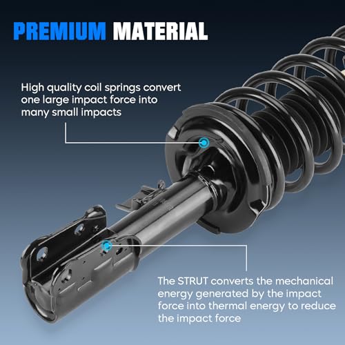 Front w/Coil Strut & Sway Bar Links for Ford Escape 2005-2012, for Mazda Tribute 2005-2011(Not for 2007), for Mercury Mariner 2005-2011, Spring Struts Replace for 171594 171593 K80296, 2006 2008 2009 by SEHNSUCHT - Image 5