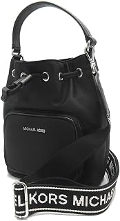 [マイケルコース] ショルダーバッグ MICHAEL KORS KHAI ナイロン スモール バケット 2WAY 斜め掛け 35T5S5FM1C BLACK アウトレット レディース [並行輸入品]
