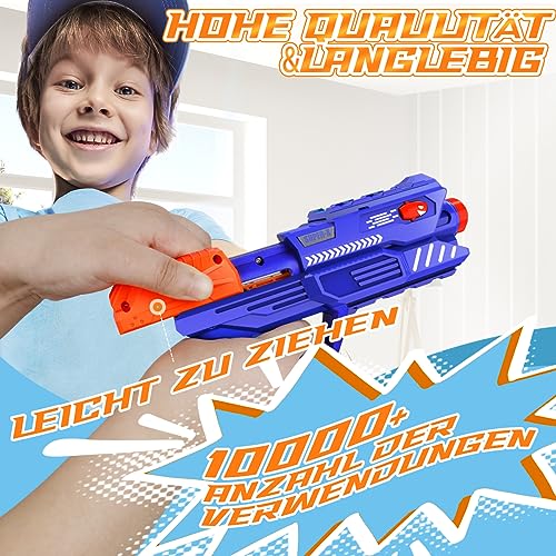 Zookao Hover Spielzeug Pistole für Nerf Gun Zielscheibe, Ab 6 7 8 9 10 11 12 Jahre Junge Weihnachten Geburtstags Geschenke - Indoor & Outdoor Spiele für Kinder