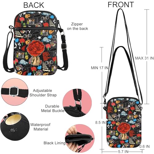 G2TUP Musical Crossbody Bag Musical Lover Gifts Orpheus & Eurydice Gifts Wait For Me Shoulder Bag2