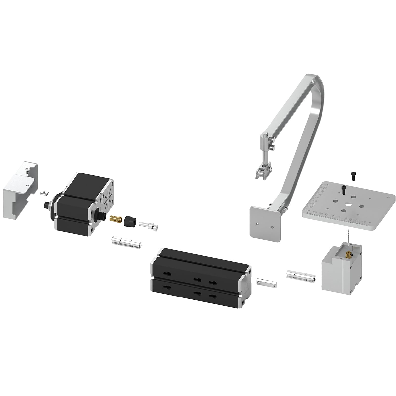 ZR® Całkowicie metalowa miniaturowa wyrzynarka maszynowa 36 W, 20000 obr./min galwanizacja metalowe piły do obróbki drewna