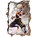 3D Autocollant My Hero Academia Sticker Mural Assassin's Creed Stickers Muraux en Vinyle , Art de Mur de Anime, décoration de Chambre d'autocollant d'enfants-80*120cm,A,80*120CM