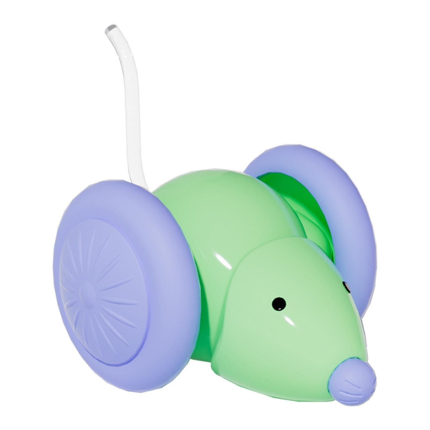 Interactive Cat Toy for Indoor Cats | Automatic Moving Mouse Toy with Light-Up Tail | Smart Electric Chasing Toy for Kittens & Adult Cats (Mint Green)-image-19