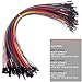 Hellotronics Breadboard Jumper Wires - 120-Pack Mix Pack, 12'' Male to Male, Female to Female, Square Head, 0.1'' 24AWG, 10 Colors (30CM, MMx40 + MFx40 + FFx40)