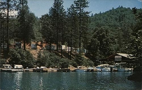 Shasta Marina Campsites & Boating Vintage Postcard