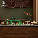 Puzzle 3D LEGO Icons Le Seigneur des Anneaux : La Comté - Décoration de chambre pour hommes et femmes, 18 ans et plus - Artisanat et collection DIY pour chambre ou bureau - avec figurine de Gandalf - 10354