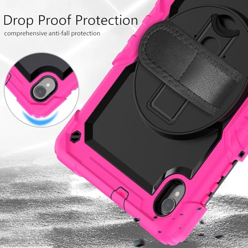 Housse rotative pour Lenovo Tab M10 HD 2e génération rose