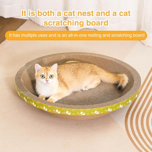 Almofada De Arranhar Redonda | Almofadas Para Arranhar Gatos | Arranhador Interativo Reciclável | Ar