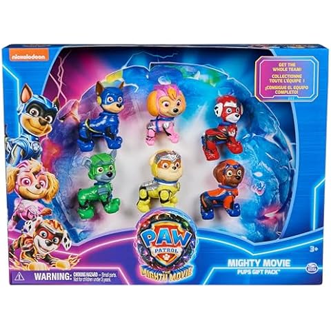 Paw Patrol: The Mighty Movie Action Figures Set Cover