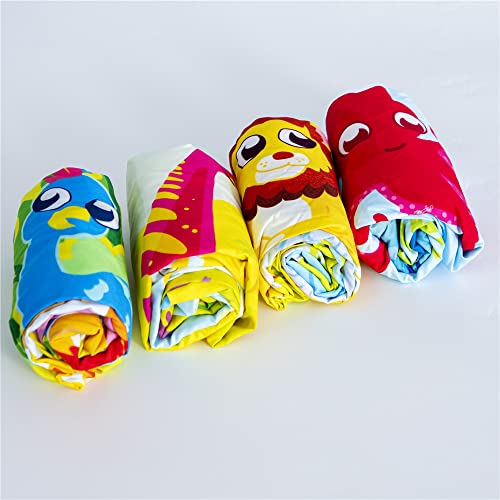 Aitazz Fitted Crib Sheets Baby Toddler Mattress Sheets For Boys And Girls Unisex 4 Pack Set (Color : Colorful) #TOP7