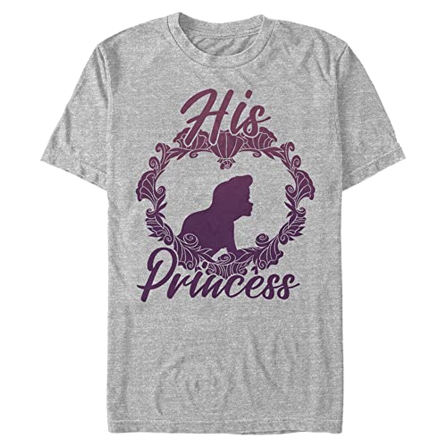 Disney His Princess t-shirt homme fini les hauts de couple rigides et inconfortables