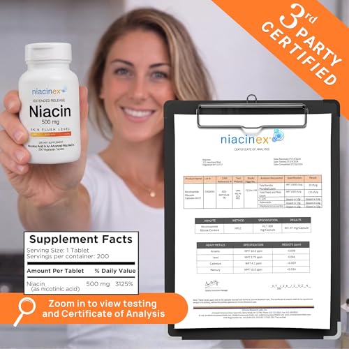 Niacinex Extended Time Release Niacin Tablets