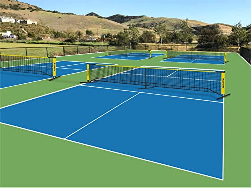 Ksports Regulation Size Pickleball Net 22 Feet Yellow, Can Be Used As Recreation Tennis Or Badminton Net, Comprises Of Pickleball Portable Net, 4 Led Shuttlecocks, Carry Bag And 2 Pickleballs #TOP7