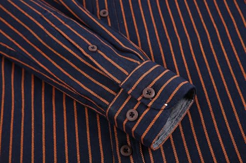 Alex Vando Mens Button Down Shirts Regular Fit Long Sleeve Casual Plaid Flannel Shirt
