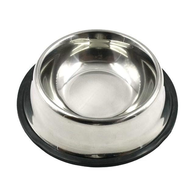 2PC Comedero o Bebedero para Perros Cuencos de Metal de Acero Inoxidable para Perros Pequeño y Grande Color…
