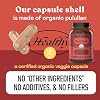Organic Beet Root Capsules 620mg | 100 Count | Pure Beetroot Powder | Plant-Based, Non-GMO, Vegan Supplement | USA Made Herbal Capsules