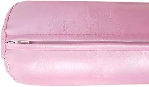 Miniatura 10 de Almohada larga de piel sintética, impermeable, redonda, cervical, cilíndrica, almohada cilíndrica, cojín de cintura para soporte de rodilla, piernas