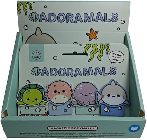 Lot de Marque-pages Magnétiques - Adoramals Ocean