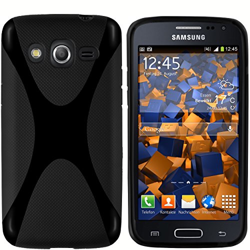 mumbi X-Coques de TPU compatible avec Samsung Galaxy Core LTE, noir