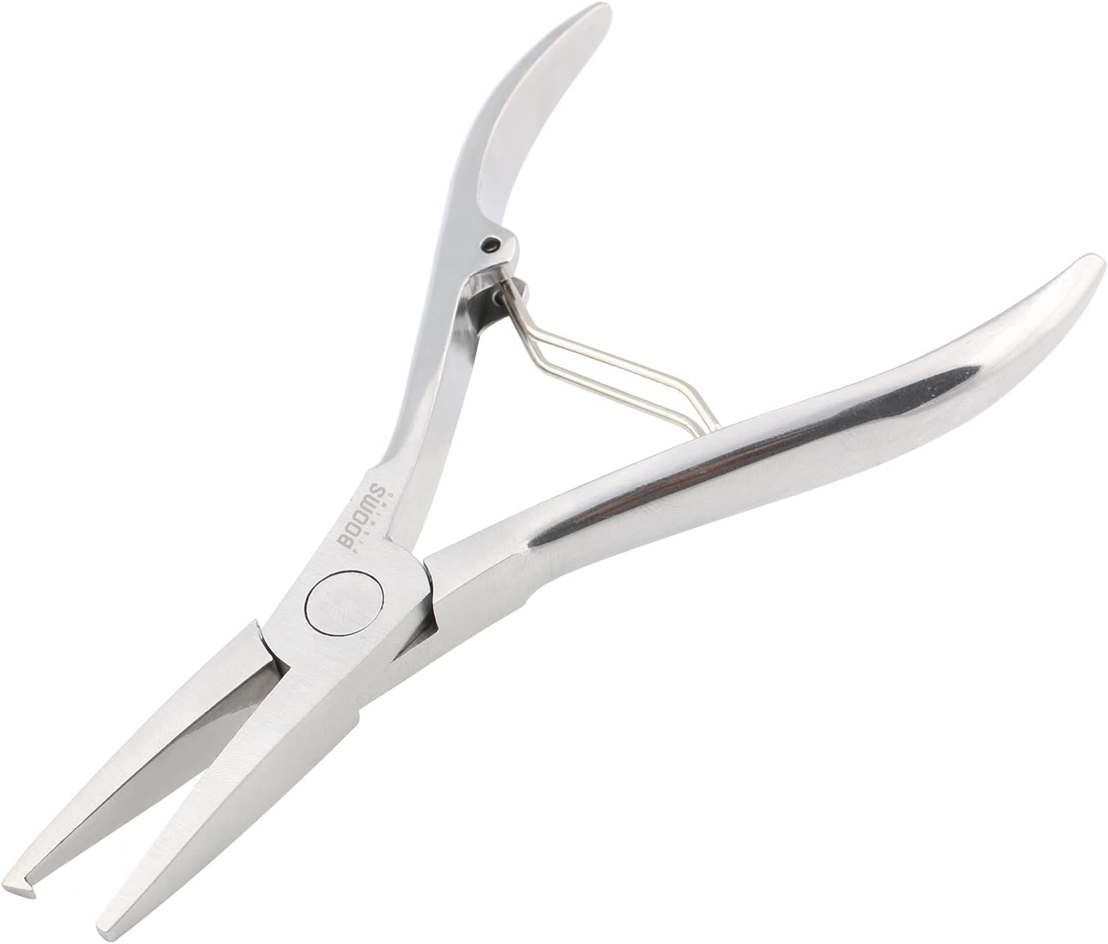 Booms Fishing SR4 Fishing Split Ring Pliers,Stainless Steel Tackle Split Ring Pliers,Saltwater Resistant Fishing Tools