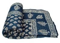 Algopix Similar Product 16 - Vihaan Impex Indian Jaipuri Quilt with