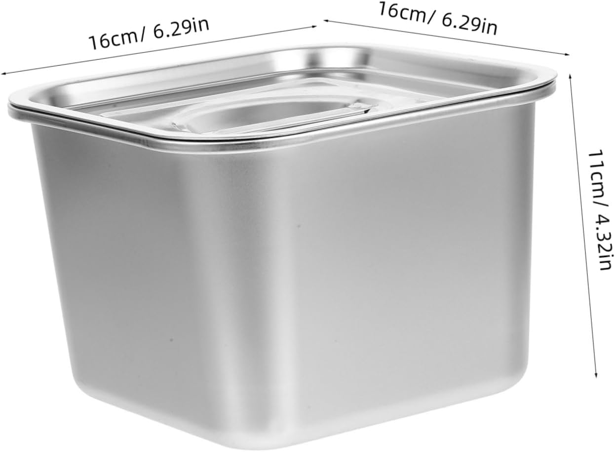 4pcs Stainless Steel Seasoning Jar with Lid Condiment Pot for Salt Pepper Paprika More Capacity Kitchen Storage Container for Organized Spices Easy to Use Design