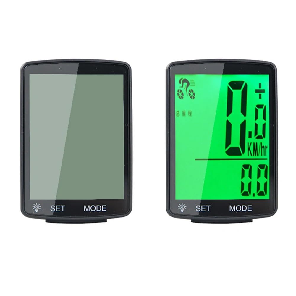 Contachilometri Bici 1 Set Accessori for Biciclette con Display for tachimetro for Bici Wireless for Computer da Bici Ciclocomputer