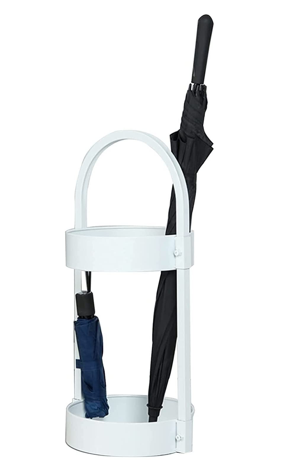 BHFPFZA Commercial Umbrella Stand with Hooks – Durable Metal Design for Entryway and Outdoor Umbrella Storage – Stylish and Functional