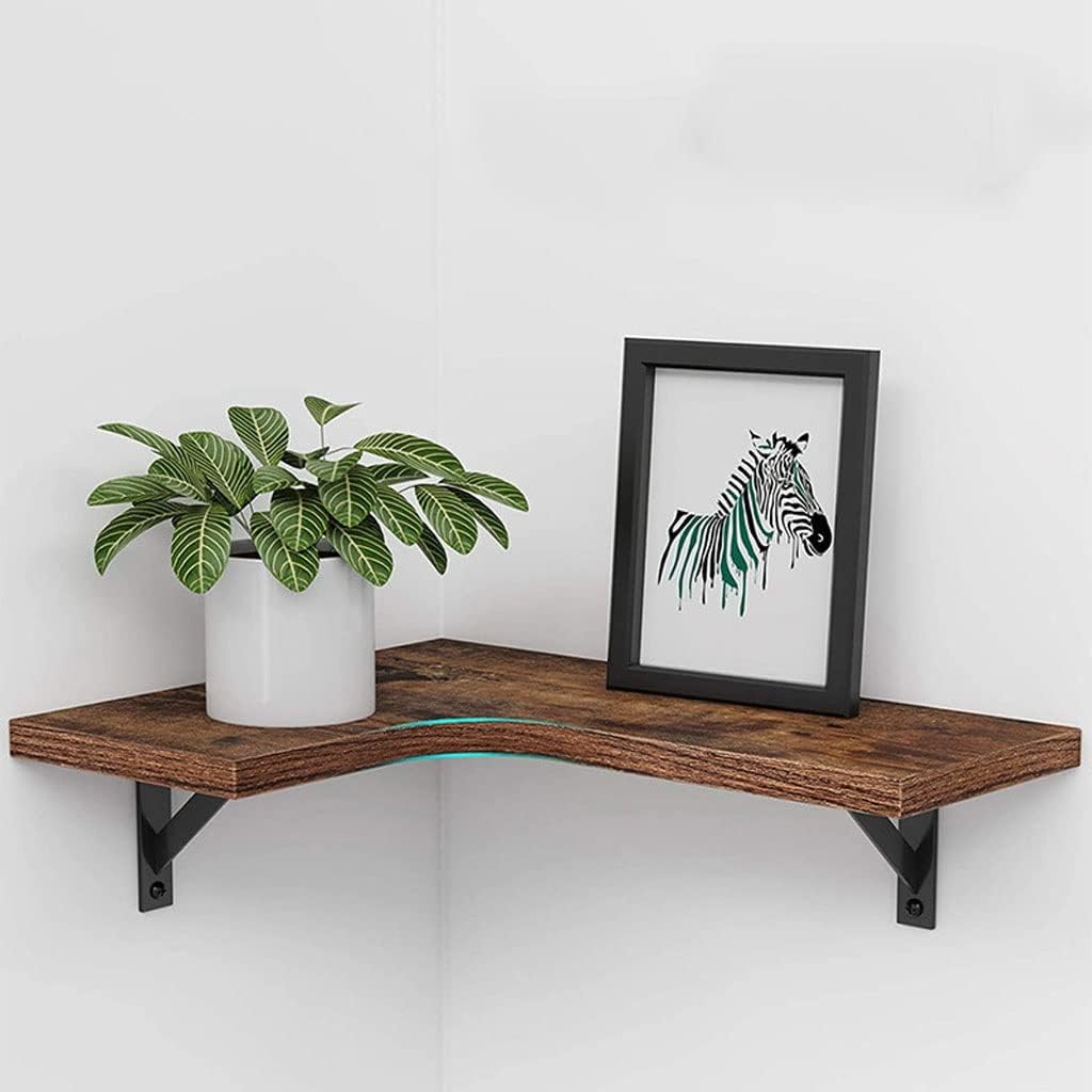 Shelving Unit Corner Kitchen Wall Mounted Storage Rack Storage Storage Rack Wall Suspension Shelf Bedroom Living Room Bathroom Shelf (Color : A) (A)