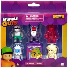 Stumble Guys Collectible Figures, Series 2, 6-Pack Character Set
