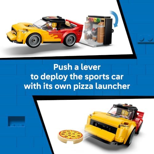 LEGO City Pizza Delivery Experience with Vehicles 60496 - 4