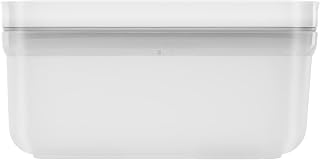 ZWILLING Fresh & Save Plastic Lunch Box, Airtight Food Storage Container, Meal Prep Container, BPA-Free, Grey, Semitransparent - Small