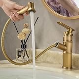 Eau moussante douce : Ce Mitigeur Salle de Bain Retro mélange parfaitement l’eau et l’air. Le débit d'eau est doux et n'éclabousse pas, apportant une expérience aquatique confortable.