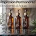 Imagen de FCINNOVA Dispensador Jabon Baño Ambar Mate 500ml Set de 3 Botes para Gel y Champu Acondicionador Embudo para Rellenado Este Dosificador Jabon Baño es Elegante practico y mantendra su Ducha ordenada