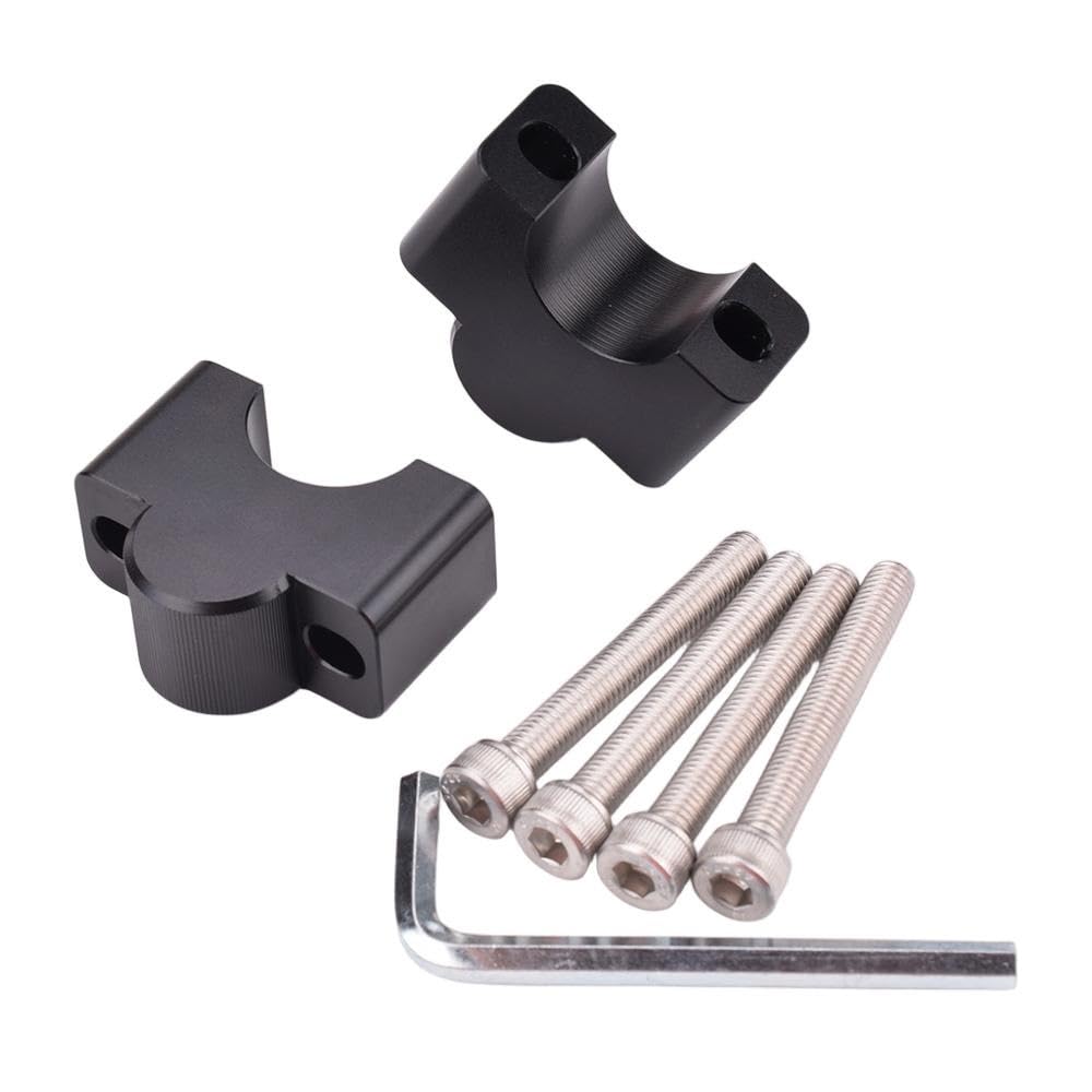 Rehausseur Guidon Moto Triumph 900 1200 | Soulage le Dos et les Épaules Noir +30mm