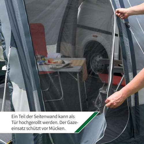 Wohnwagen Vorzelt DWT Luna Air, 350 x 250 cm, aufblasbares Zelt für Busse