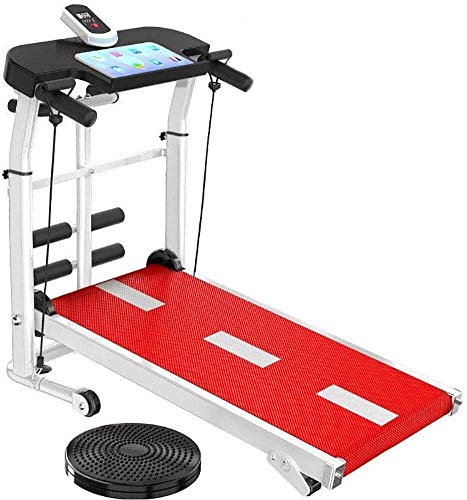 Caminadora Mecánica Plegable para Hogar con Panel Multi-función