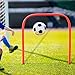 FytStycale Soccer Training Arch, Soccer Goal, Footwork and Kicking Drill Practice Equipment Sturdy Football Goal for Court Garden Yard, Orange