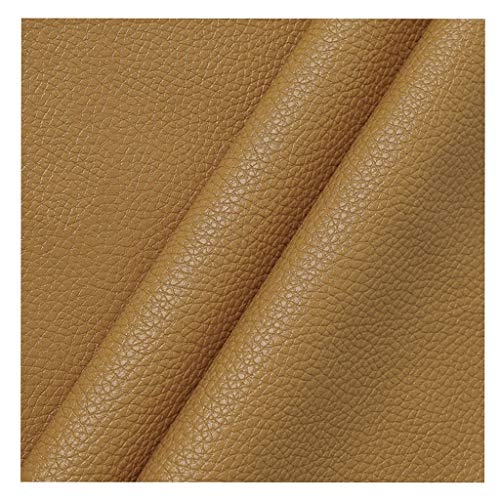 Simili cuir souple ameublement haut de gamme kaki au mètre 1,4x7m