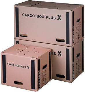 karton-billiger | Umzugskarton Umzugskiste Bücherkarton Faltkarton 1-2-wellig extra stabil | 10 Größen (Profi - B - 560 x 293 x 330mm, 10)