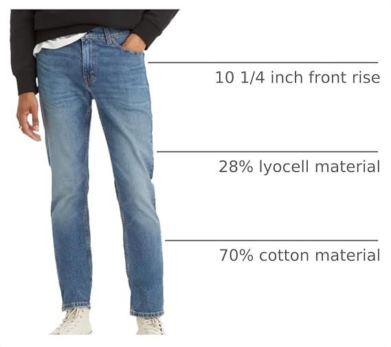 Levi's Men's 511 Slim Fit Jeans (Also Available in Big & Tall)