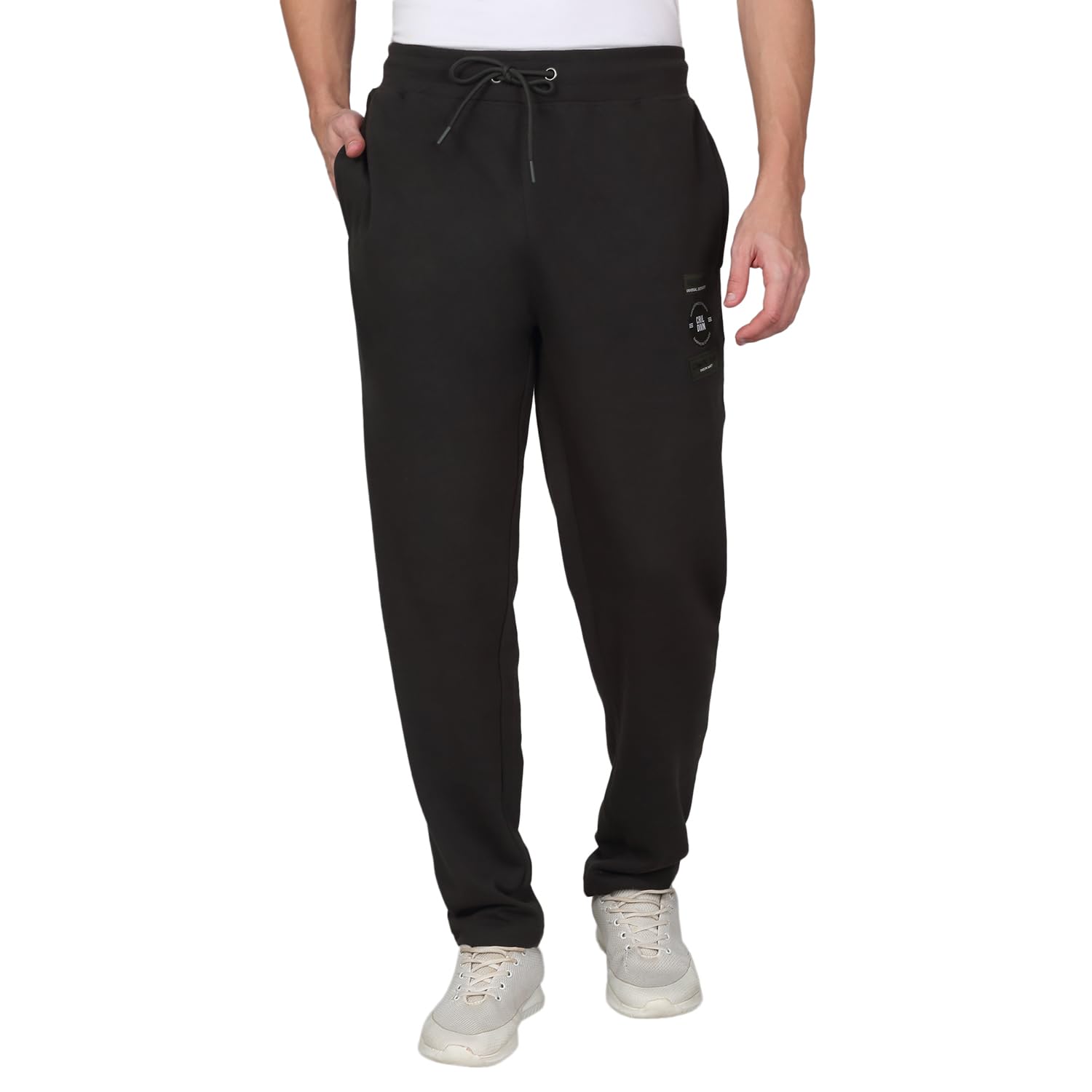 cantabil Men's Printed Black Regular Fit Casual Track Pant | Casual Trackpant for Men (P_MTRP00085)-picture-20