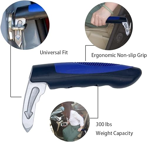 Miniatura 2 de Mango de asistencia de automóvil para bastón de saúco, barra de apoyo portátil para vehículo, transferencia de puerta automotriz, asistencia