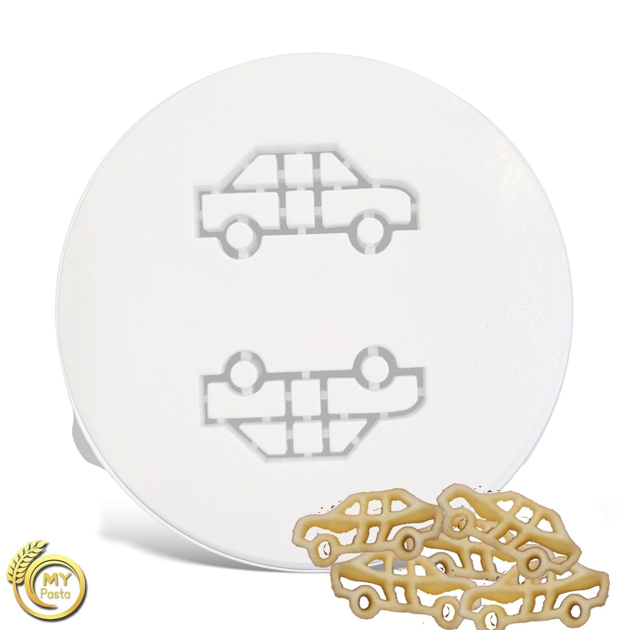 MY Pasta - Accessories for pasta machines - Pasta disc compatible with Philips Avance pasta machine - Pasta disc for homemade pasta motif shape children soup