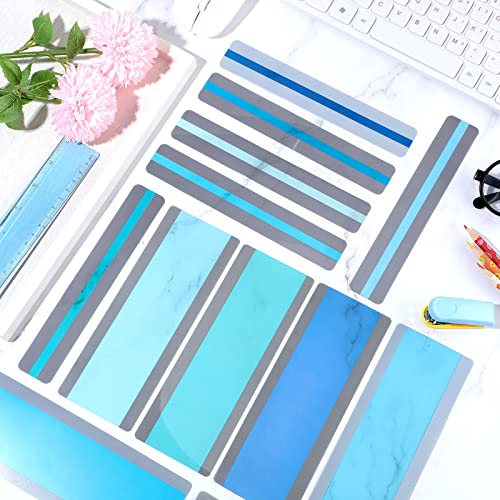 12 Pieces Guided Reading Strips Highlight Strips Coastal Colors Highlight Bookmarks Tracking Rulers Colored Overlay Sentence Strips Dyslexia Tools For Kids Children And Teacher Supply Assistant #TOP3