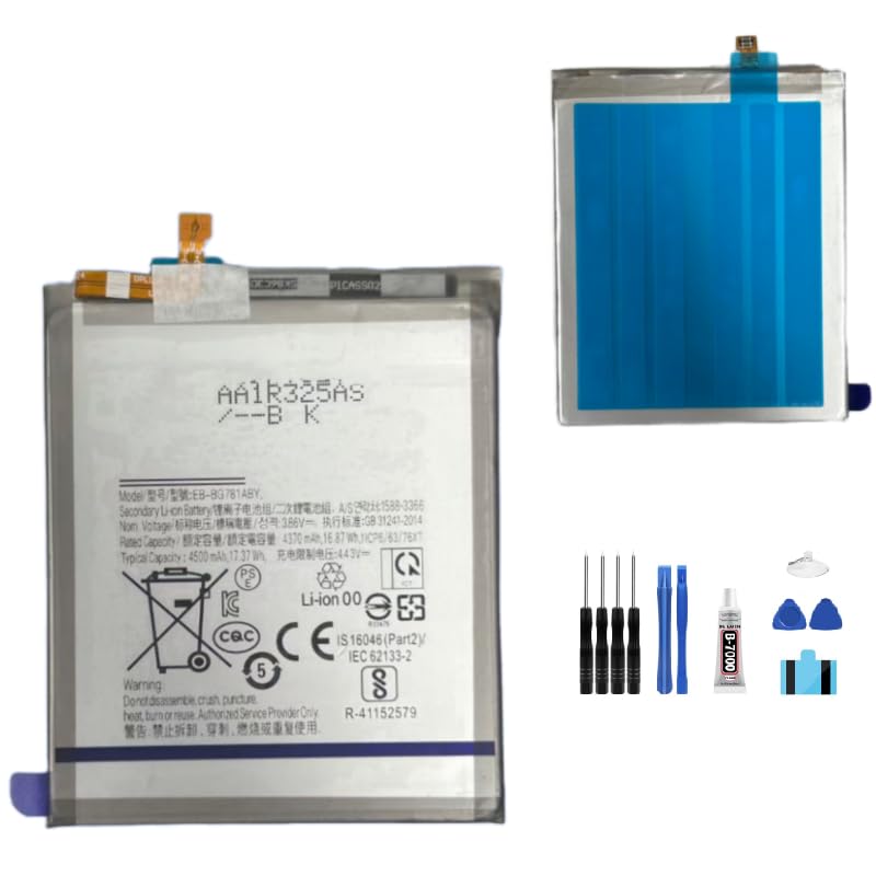 Batería EB BG781ABY 4500mAh Batería compatible con Galaxy S20 FE SM G780F Galaxy S20 FE 5G SM G781B, Galaxy A52 SM A525F, Galaxy A52 5G SM A526B