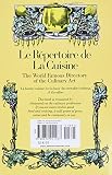 Le Repertoire De La Cuisine: A Guide to Fine Foods
