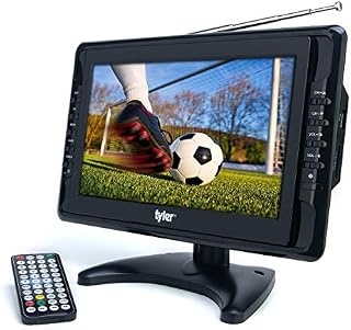 Tyler TTV703 10" Portable Widescreen LCD TV with Detachable Antennas, USB/SD Card Slot